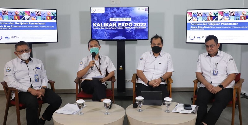 Konferensi pers Kalikan Expo 2022/Dok. KKP