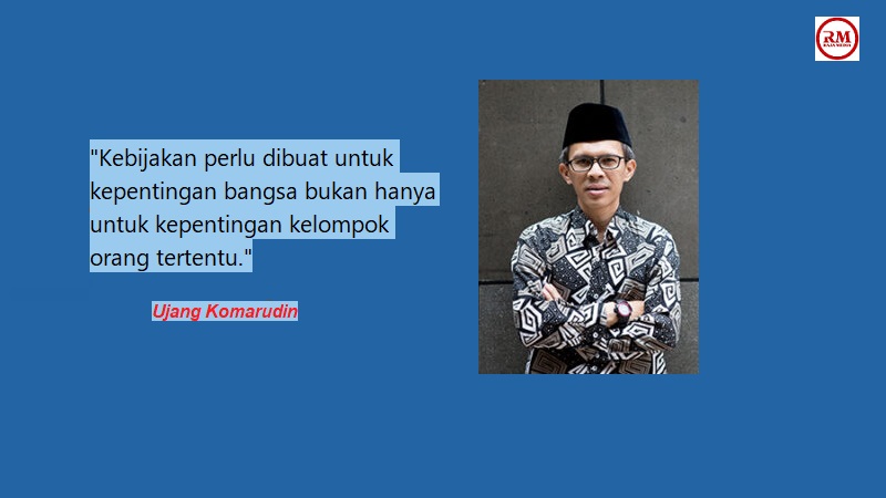 Pengamat politik, Ujang Komarudin. (Foto: Repro)