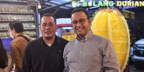 Foto bareng Anies Baswedan dengan Wakil Walikota Medan Aulia Rahman/Net