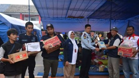 MDMC-Lazismu menyalurkan bantuan kepada penghuni Lapas terdampak gempa bumi di Cianjur/Dok