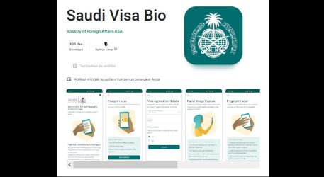 Aplikasi Saudi Visa Bio/Repro