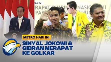Ilustrasi sinyal Presiden Jokowi dan Gibran Rakabuming Raka merapat ke Golkar (Foto: Dok Mentrotvnews)